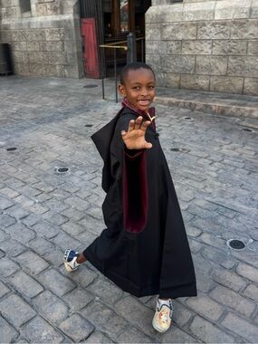 Gryffindor Universal Kids Black Cape